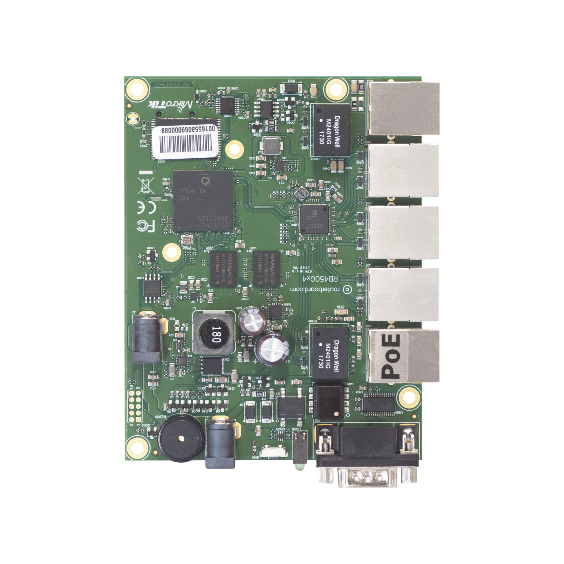 TARJETA ROUTERBOARD 450GX4 (ROUTEROS L5)-Routers-Firewalls-Balanceadores-MIKROTIK-Bsai Seguridad & Controles
