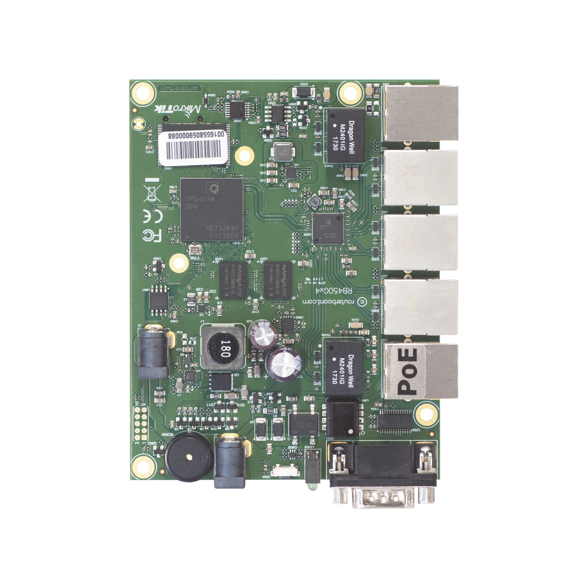 TARJETA ROUTERBOARD 450GX4 (ROUTEROS L5)-Routers-Firewalls-Balanceadores-MIKROTIK-Bsai Seguridad & Controles