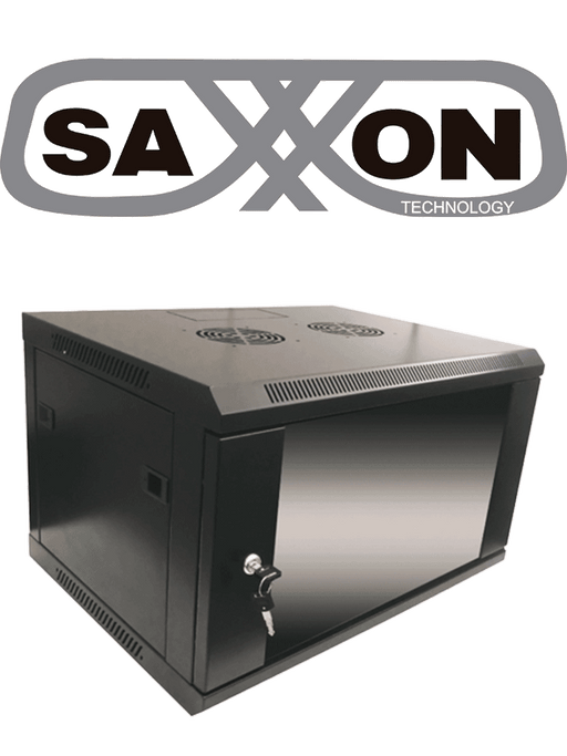 SAXXON SE540601 - GABINETE DE PARED / 6 UR / FIJO / CAPACIDAD DE CARGA DE 60 KG / ANCHO 570 MM X PROFUNDIDAD 450 MM X ALTO 370 MM / #GABINETE-Accesorios Videovigilancia-SAXXON-TCE439047-Bsai Seguridad & Controles