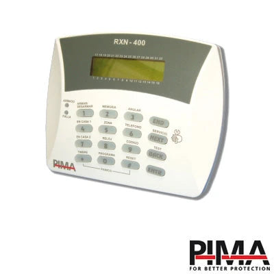 TECLADO ALFANUMÉRICO DE 32 CARACTERES PROGRAMADOR PIMA-Teclados-PIMA-Bsai Seguridad & Controles