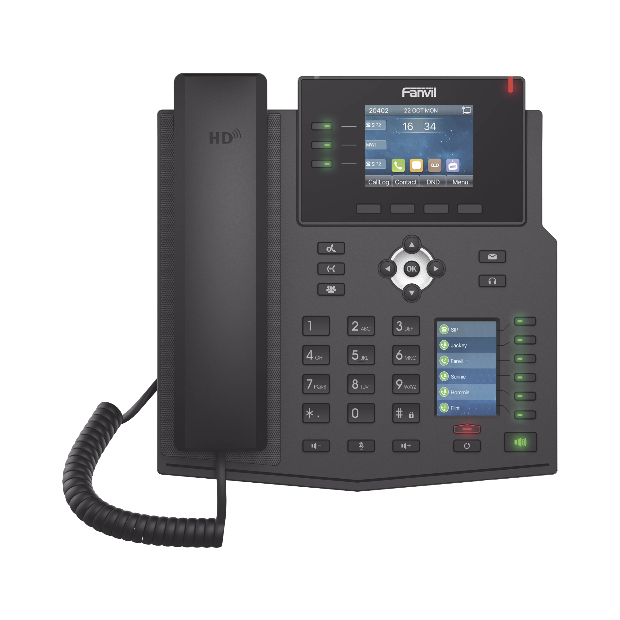 TELÉFONO IP EMPRESARIAL CON ESTÁNDARES EUROPEOS, 12 LINEAS SIP CON PANTALLA A COLOR, 6 TECLAS DSS/BLF, PUERTOS GIGABIT, IPV6, OPUS Y CONFERENCIA DE 3 VÍAS, POE-VoIP y Telefonía IP-FANVIL-Bsai Seguridad & Controles