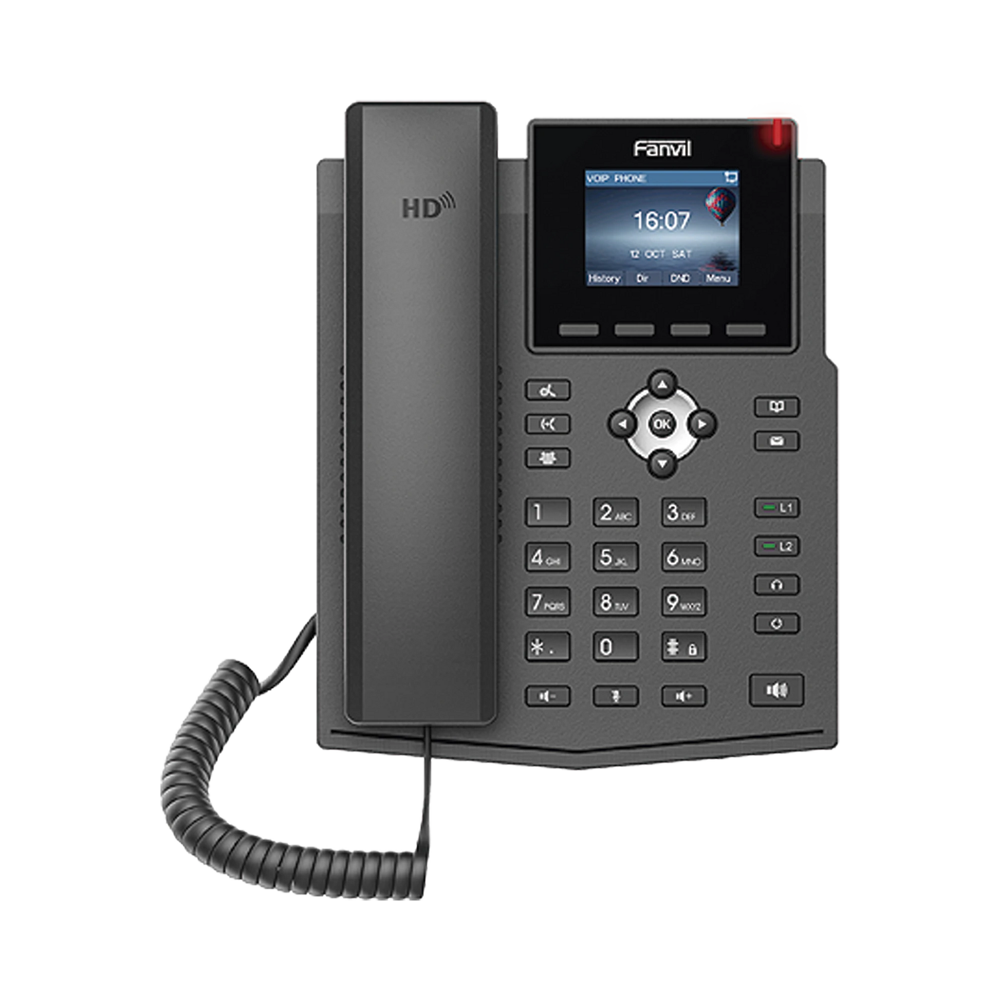 TELÉFONO IP EMPRESARIAL PARA 4 LÍNEAS SIP CON PANTALLA LCD DE 2.8 PULGADAS A COLOR, OPUS Y CONFERENCIA DE 3 VÍAS, POE.-VoIP y Telefonía IP-FANVIL-Bsai Seguridad & Controles