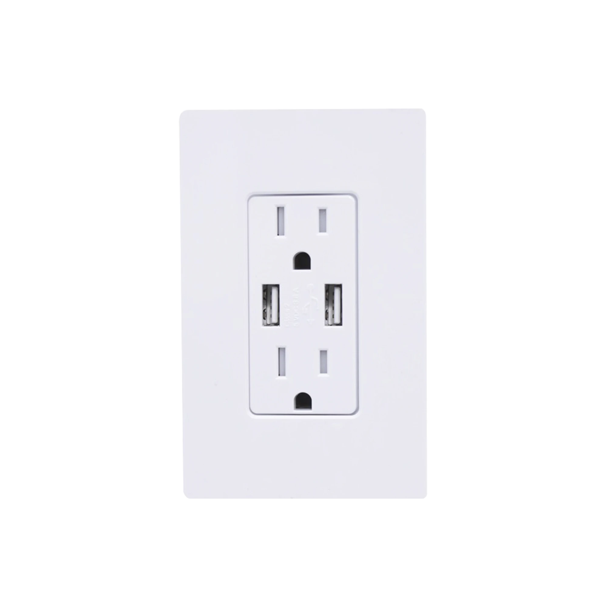 TOMACORRIENTE 15 AMP CONECTOR USB-Automatizacion - Casa Inteligente-LUTRON ELECTRONICS-Bsai Seguridad & Controles