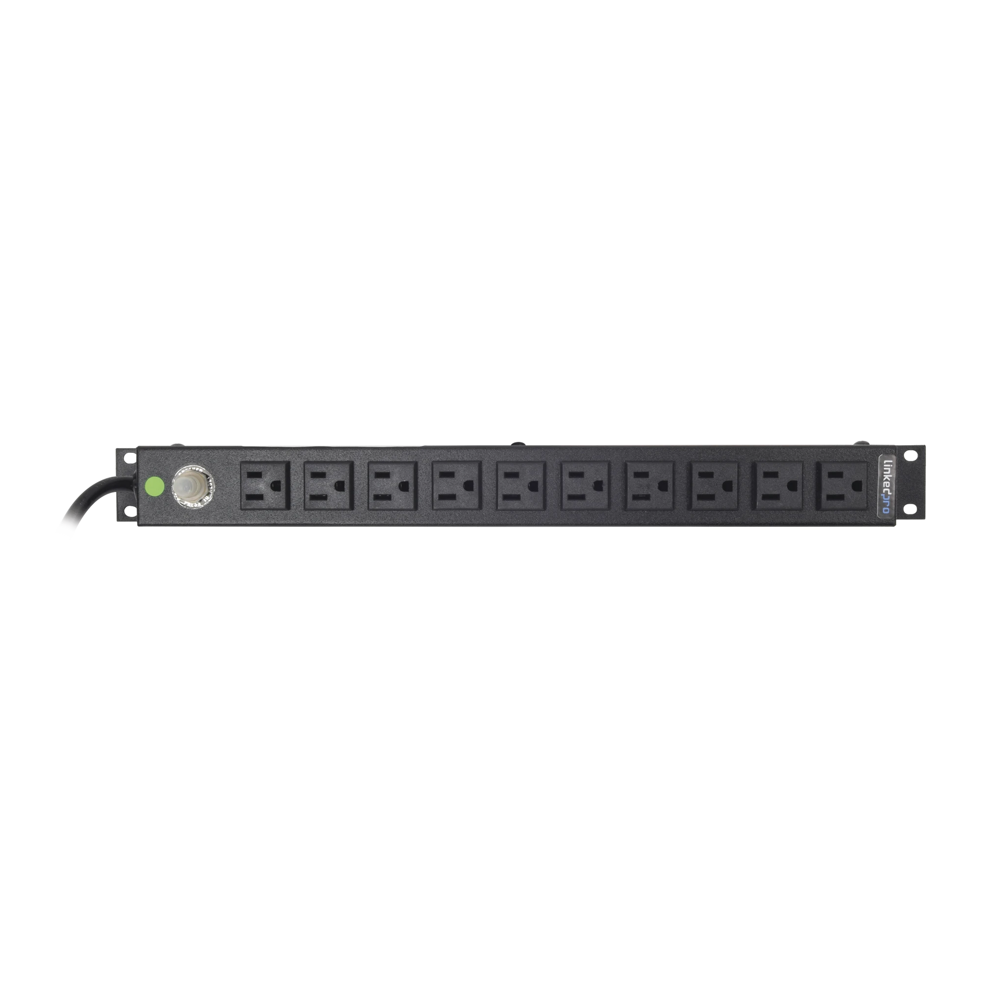 TOMACORRIENTE HORIZONTAL (PDU) DE 10 CONTACTOS (NEMA 5-15R) RACK 19" 1UR. VOLTAJE ENTRADA/SALIDA: 120VCA/15A-Pdu-LINKEDPRO BY EPCOM-Bsai Seguridad & Controles