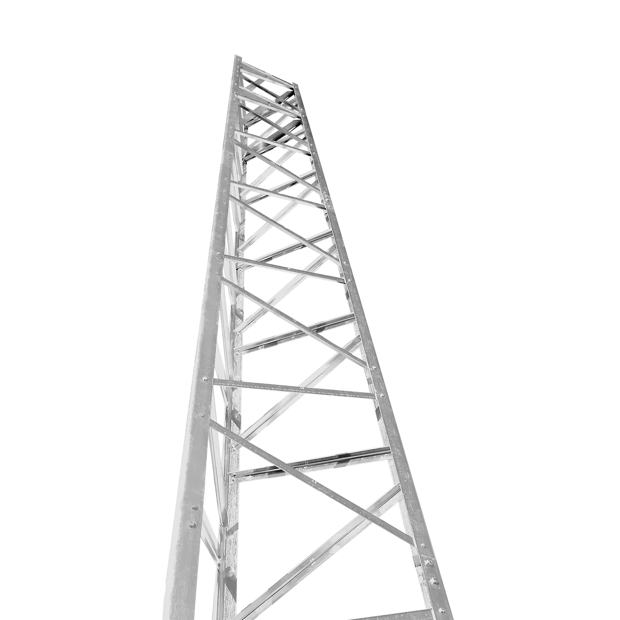 TORRE AUTOSOPORTADA DE 64FT (19.5M) TITAN T200 GALVANIZADA (INCLUYE ANCLAJE).-Torres y Mástiles-TRYLON-Bsai Seguridad & Controles