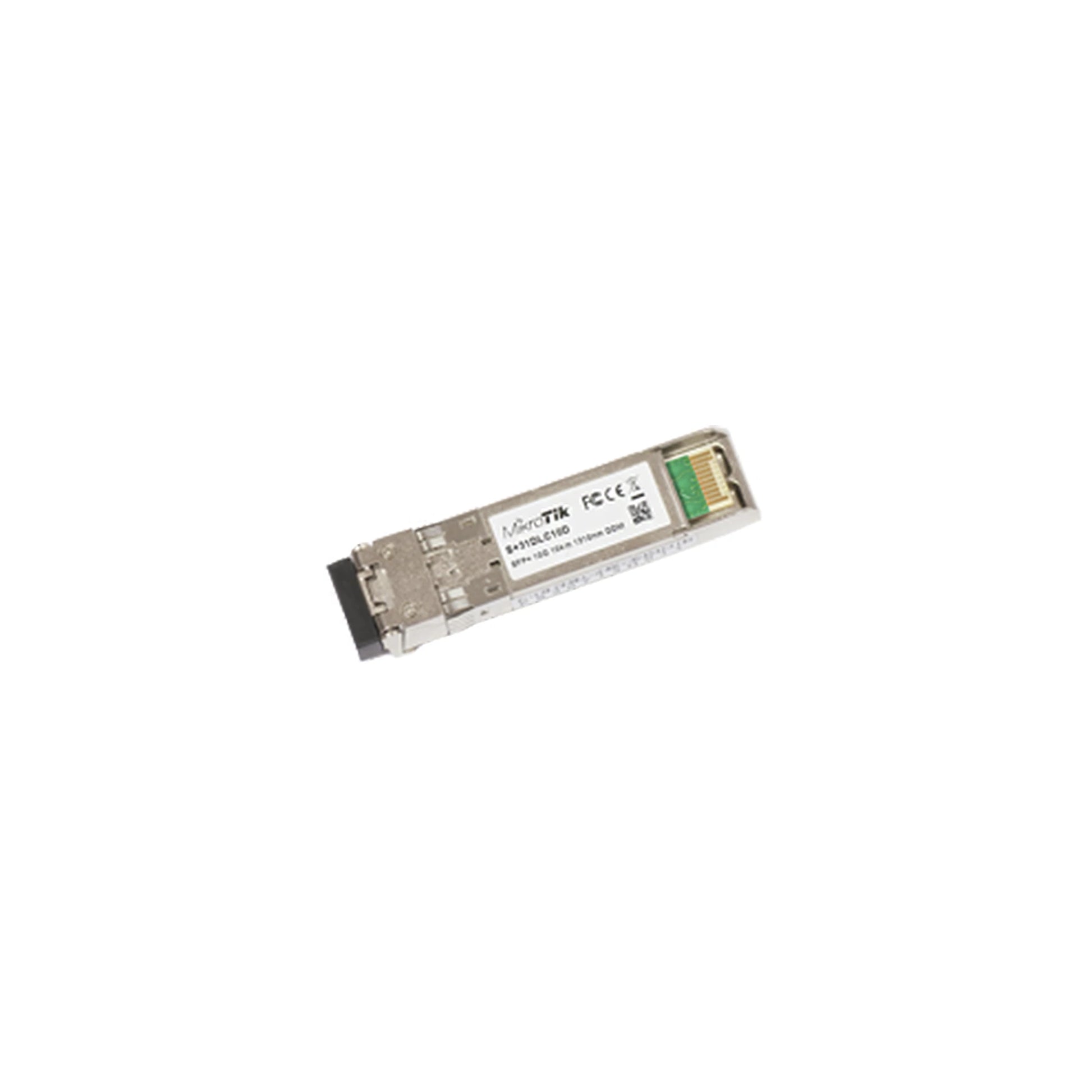 TRANSCEPTOR MINIGBIC SFP+ 10G LC DUPLEX PARA FIBRA MONO MODO 10 KMS-Transceptores de Fibra-MIKROTIK-Bsai Seguridad & Controles