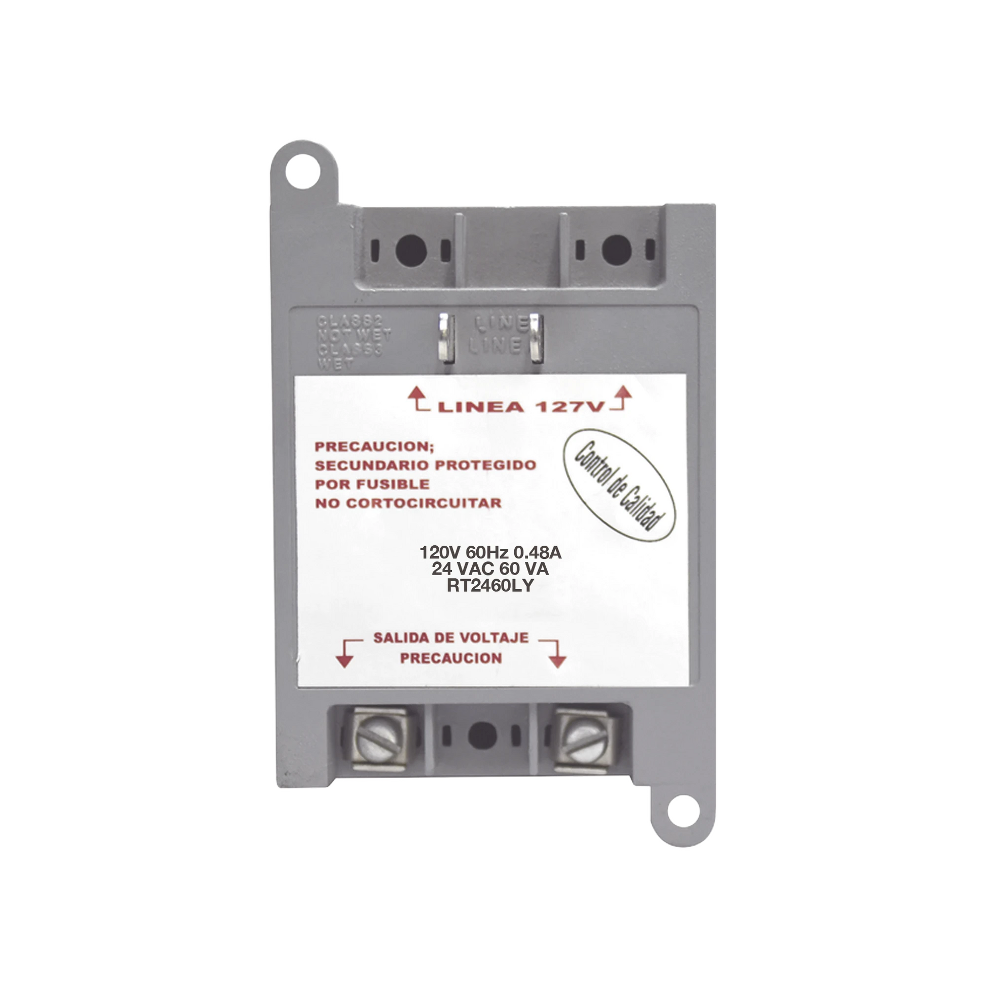 TRANSFORMADOR DE 24 VCA, 60 VA-Transformadores-YONUSA-Bsai Seguridad & Controles