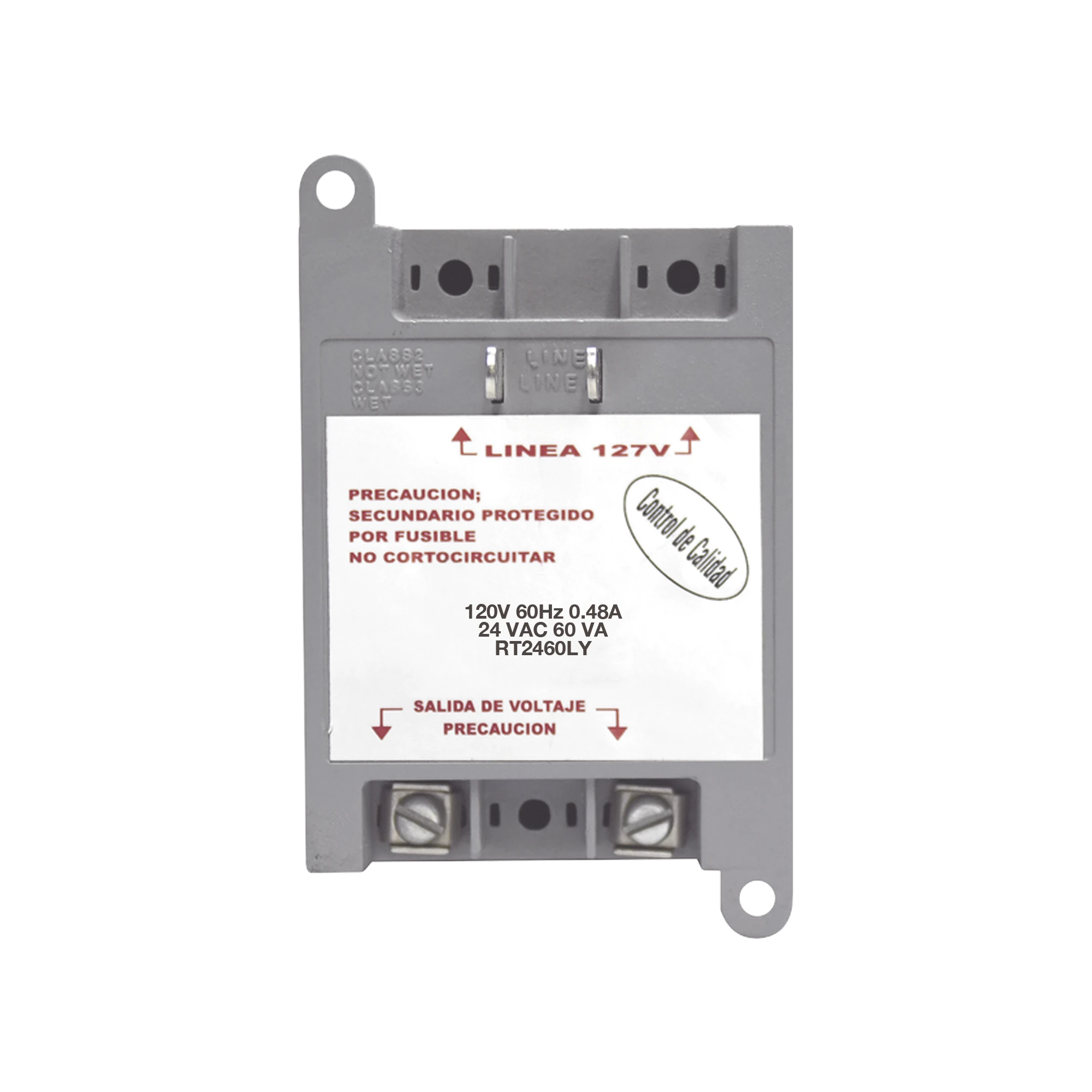 TRANSFORMADOR DE 24 VCA, 60 VA-Transformadores-YONUSA-Bsai Seguridad & Controles