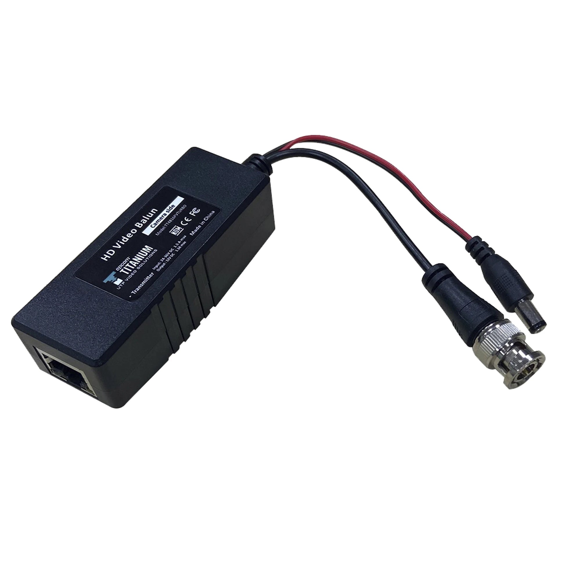 TRANSMISOR ACTIVO TURBOHD REGULA EL VOLTAJE DE 36 VCD A 12VCD ( INSTALAR EN EL LADO DE LA CAMARA) COMPATIBLE CON LOS KITS KITTT4PVTURBOX, KITTT8PVTURBOX, KITTT16PVTURBOX-Accesorios Videovigilancia-EPCOM POWERLINE-Bsai Seguridad & Controles