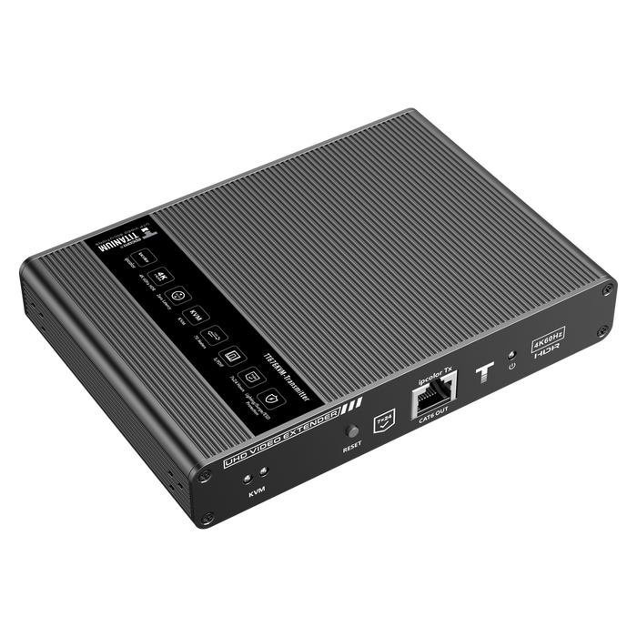 KIT EXTENSOR KVM ( TECLADO, VIDEO, MOUSE ) HDMI 4K 1080P @ 60 HZ, 70 METROS CON CABLE CAT6/6A/7-Accesorios Videovigilancia-EPCOM TITANIUM-TT676KVM-Bsai Seguridad & Controles