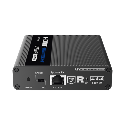 RECEPTOR HD HDMI 4K@60HZ CON IR / DISTANCIA DE 70 METROS / CONEXIÓN EN CASCADA DE HASTA 10 RECEPTORES CON TT676-Accesorios Videovigilancia-EPCOM TITANIUM-TT-676RX-Bsai Seguridad & Controles