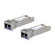 UFIBER MÓDULO SFP+ 10G, TRANSCEPTOR MINIGIBIC MONOMODO 10 GBPS, DISTANCIA 10 KM, CONECTORES LC, PAQUETE DE 2 PIEZAS-Transceptores de Fibra-UBIQUITI-Bsai Seguridad & Controles