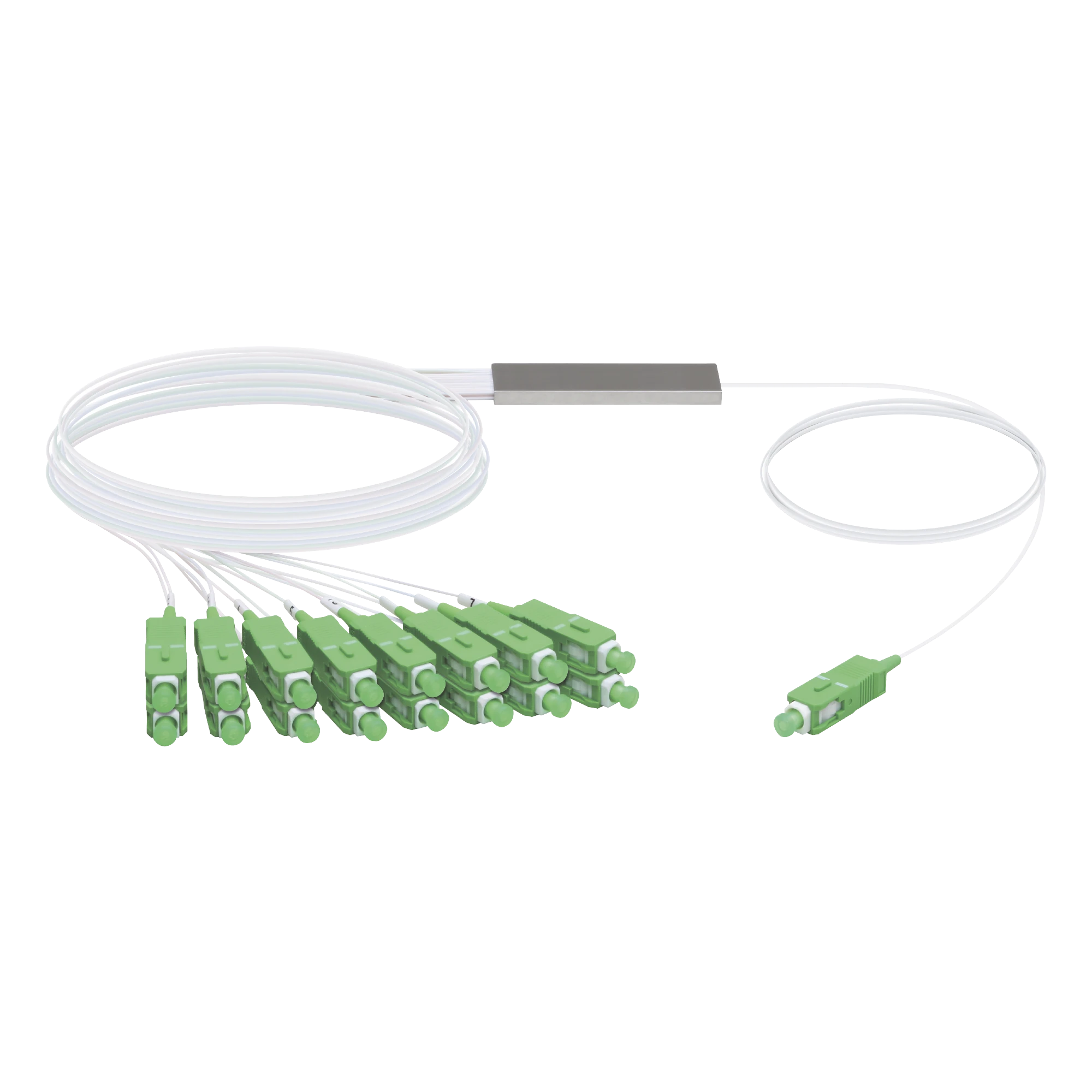 UFIBER SPLITTER (DIVISOR ÓPTICO) PLC 1 X 16, CON CONECTORES SC/APC-Redes FTTH/PON-UBIQUITI NETWORKS-Bsai Seguridad & Controles