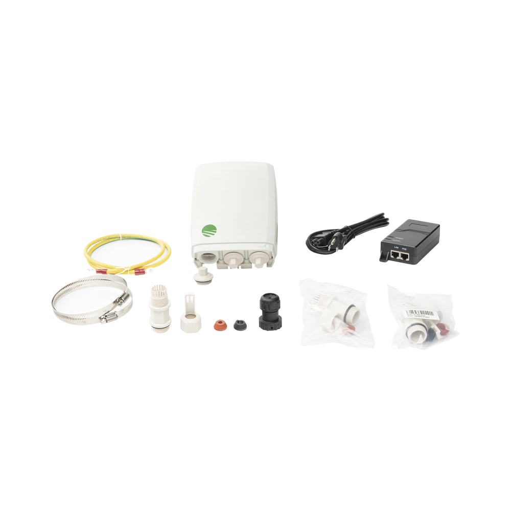 UNIDAD TERMINAL MULTIHAUL? TU, 90°, 100 MBPS ACTUALIZABLES A 1000MBPS, 3 PUERTOS RJ-45 (SALIDA POE HABILIDATA EN 2 PUERTOS), MONTAJE E INYECTOR POE INCLUIDOS, IP65, COLOR BLANCO-Enlaces PtP y PtMP-SIKLU-Bsai Seguridad & Controles