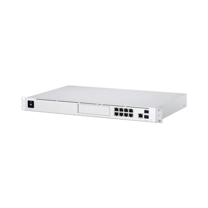 UNIFI DREAM MACHINE PRO, DE 1 UR CON UN PUERTO 10G SFP+ WAN, 8 PUERTOS 10/100/1000 MBPS RJ-45 LAN, Y UNA BAHÍA DE HDD 3.5", INTEGRA TODOS LOS CONTROLADORES UNIFI-Switches-UBIQUITI NETWORKS-UDM-PRO-Bsai Seguridad & Controles