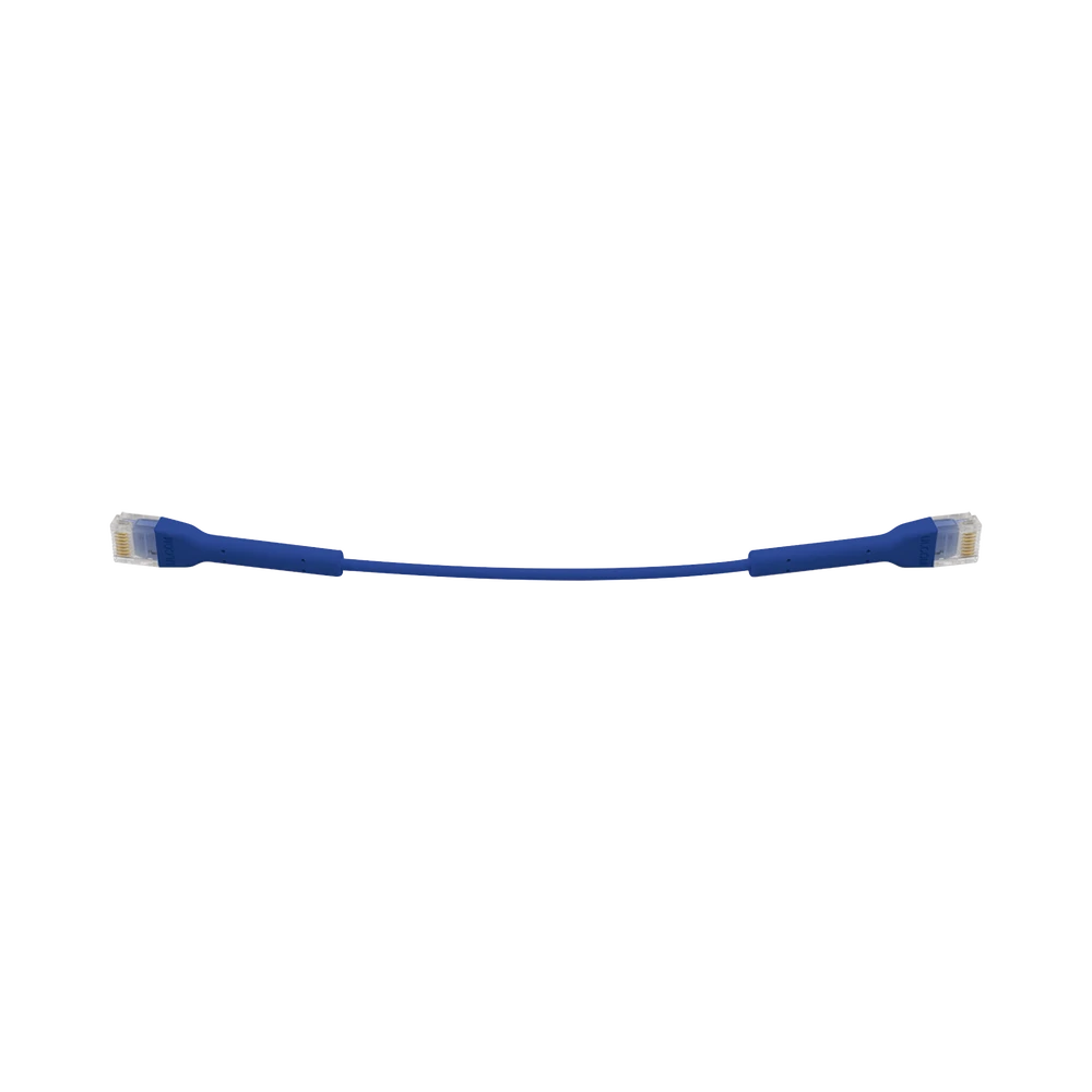 UNIFI ETHERNET PATCH CABLE CAT6 DE 22 CM, COLOR AZUL-Cableado-UBIQUITI-Bsai Seguridad & Controles