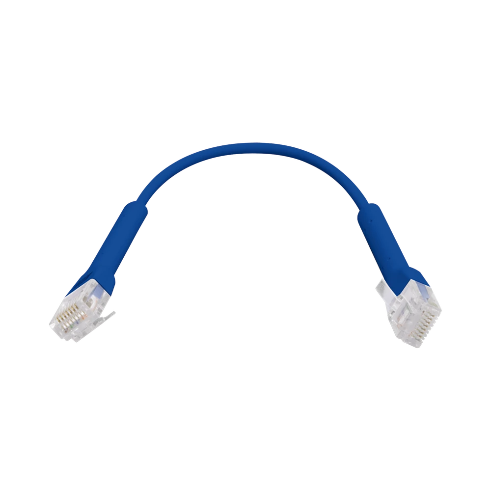 UNIFI ETHERNET PATCH CABLE CAT6 DE 22 CM, COLOR AZUL-Cableado-UBIQUITI-Bsai Seguridad & Controles