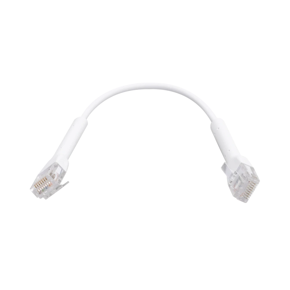 UNIFI ETHERNET PATCH CABLE CAT6 DE 22 CM, COLOR BLANCO-Cableado-UBIQUITI-Bsai Seguridad & Controles