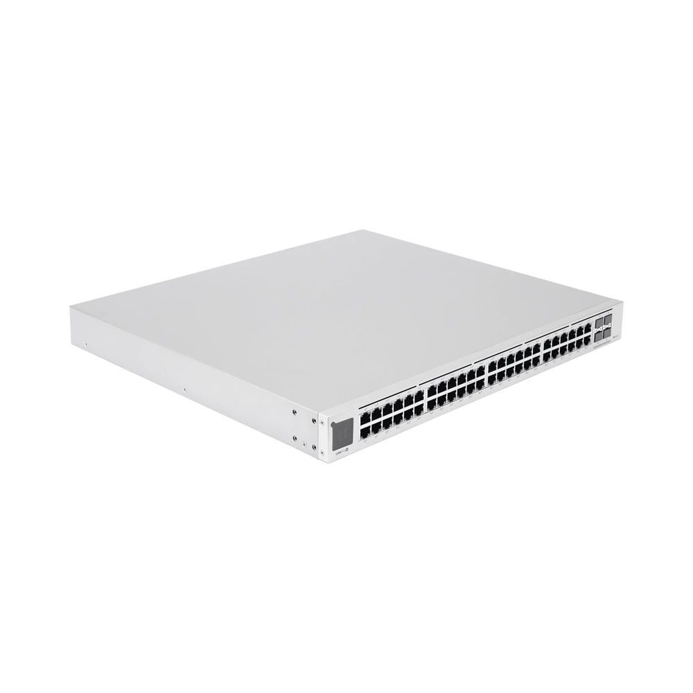 UNIFI SWITCH USW-PRO-48-POE GEN2, CAPA 3 DE 48 PUERTOS POE 802.3AT/BT + 4 PUERTOS 1/10G SFP+, 600W, PANTALLA INFORMATIVA-Switches-UBIQUITI-Bsai Seguridad & Controles