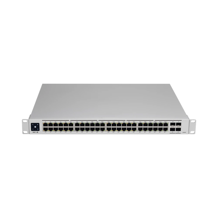 UNIFI SWITCH USW-PRO-48-POE GEN2, CAPA 3 DE 48 PUERTOS POE 802.3AT/BT + 4 PUERTOS 1/10G SFP+, 600W, PANTALLA INFORMATIVA-Switches-UBIQUITI NETWORKS-Bsai Seguridad & Controles