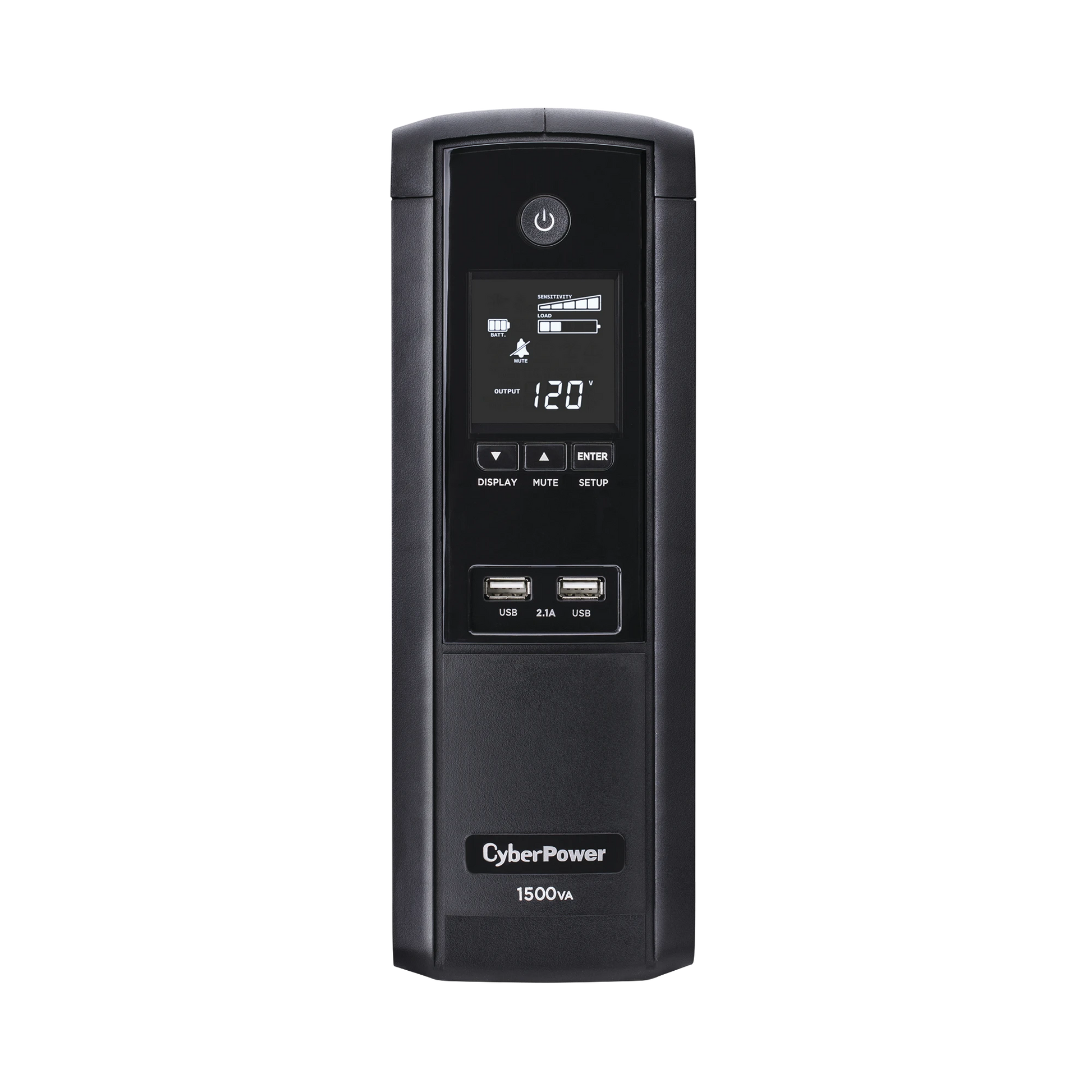 UPS DE 1500 VA/900 W, TOPOLOGÍA LÍNEA INTERACTIVA, ENTRADA 120 VCA NEMA 5-15P, TIPO TORRE, CON 12 TOMAS NEMA 5-15R, 5 AÑOS DE GARANTÍA-Ups/No Break-CYBERPOWER-Bsai Seguridad & Controles