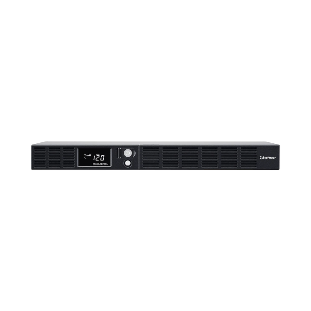 UPS DE 500 VA/300 W, TOPOLOGÍA LÍNEA INTERACTIVA, ENTRADA 120 VCA NEMA 5-15P, TIPO RACK 1 UR, CON 6 TOMAS NEMA 5-15R-Ups/No Break-CYBERPOWER-Bsai Seguridad & Controles