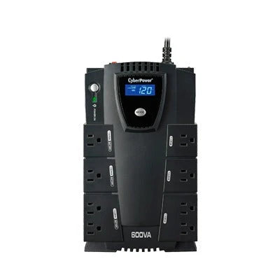 UPS DE 600 VA/340 W, TOPOLOGÍA STANDBY, ENTRADA 120 VCA NEMA 5-15P, TIPO GABINETE COMPACTO, CON 8 TOMAS NEMA 5-15R-Ups/No Break-CYBERPOWER-Bsai Seguridad & Controles