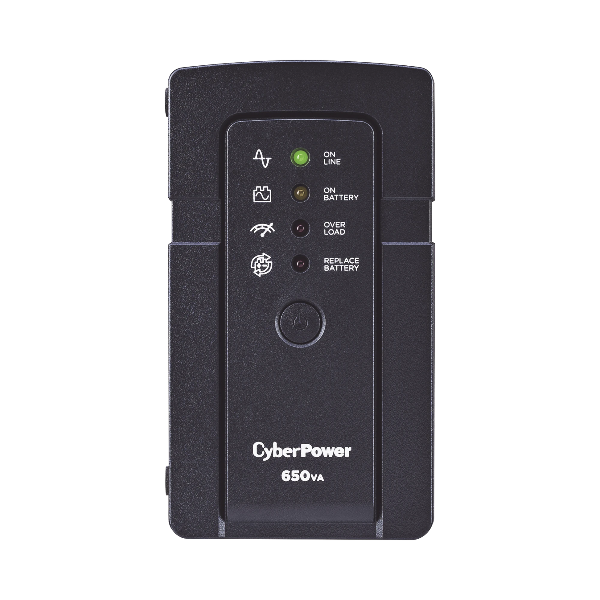 UPS DE 650 VA/400 W, TOPOLOGÍA STANDBY, COMPACTO, ENTRADA 120 VCA NEMA 5-15P, CON 3 TOMAS RESPALDO/PROTECCIÓN Y 3 TOMAS SOLO PROTECCIÓN NEMA 5-15R-Ups/No Break-CYBERPOWER-Bsai Seguridad & Controles