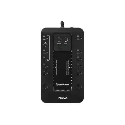 UPS DE 750 VA/450 W, TOPOLOGÍA STANDBY CON MODO AHORRADOR ECO, ENTRADA 120 VCA NEMA 5-15P, CON 12 TOMAS NEMA 5-15R-Ups/No Break-CYBERPOWER-Bsai Seguridad & Controles