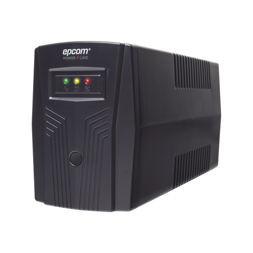 UPS DE 850VA/510W / TOPOLOGÍA LÍNEA INTERACTIVA / ENTRADA Y SALIDA 120 VCA / REGULADOR DE VOLTAJE AVR 80-150 VCA / CLAVIJA NEMA 5-15P / 4 TOMAS NEMA 5-15R-Ups/No Break-EPCOM POWERLINE-Bsai Seguridad & Controles