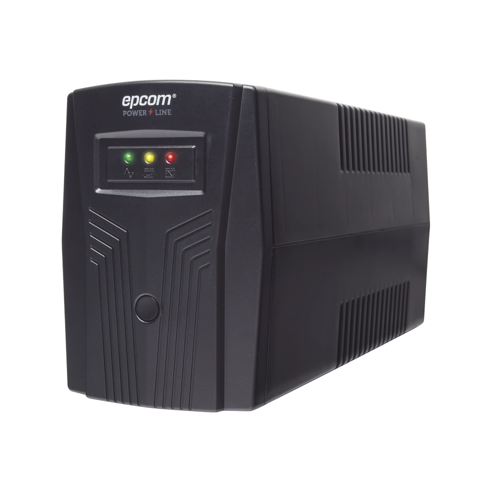 UPS DE 850VA/510W / TOPOLOGÍA LÍNEA INTERACTIVA / ENTRADA Y SALIDA 120 VCA / REGULADOR DE VOLTAJE AVR 80-150 VCA / CLAVIJA NEMA 5-15P / 4 TOMAS NEMA 5-15R-Ups/No Break-EPCOM POWERLINE-Bsai Seguridad & Controles