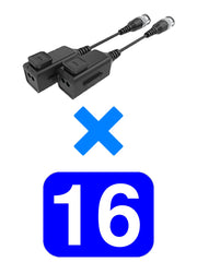 UTEPO UTP101PHD6PAK16 - 16 PARES DE TRANSCEPTORES PASIVOS HD / DISEÑO PARA EMPALMES ORDENADOS / DISTANCIAS CVI 720P A 300M / 1080P A 250M / 4 MP A 200M / 4K A 150M-Transceptores-UTEPO-Bsai Seguridad & Controles