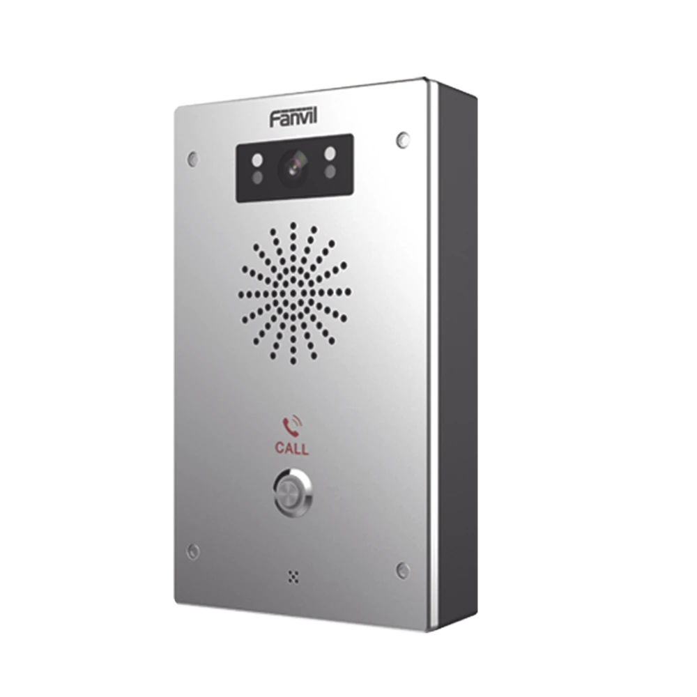 VIDEO INTERCOMUNICADOR IP, 2 LÍNEAS SIP, 2 RELEVADORES CON BOTÓN PARA LLAMADA, ANTI-VANDÁLICO, POE, IP65 E IK10, POE-Porteros-FANVIL-Bsai Seguridad & Controles