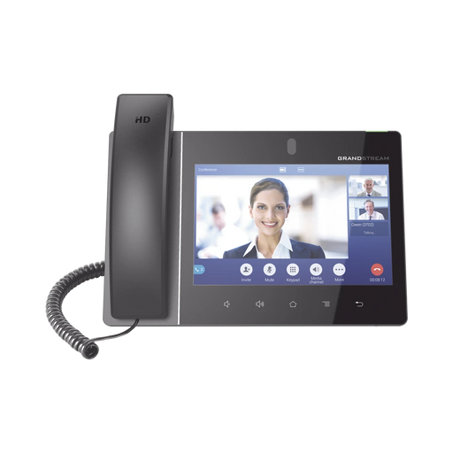 VIDEO TELÉFONO IP EMPRESARIAL ANDROID CON PANTALLA TÁCTIL (1280X800) HASTA 16 LÍNEAS Y 16 CUENTAS SIP-VoIP y Telefonía IP-GRANDSTREAM-Bsai Seguridad & Controles