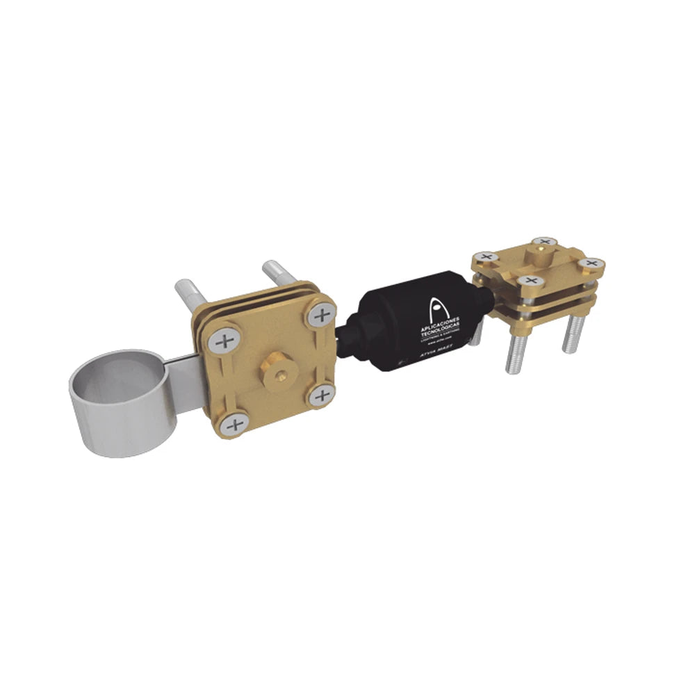 VÍA DE CHISPAS PARA UNIÓN DE TOMAS DE TIERRA-Accesorios para Instalacion Tierra Fisica y Pararrayos-APLICACIONES TECNOLOGICAS-Bsai Seguridad & Controles