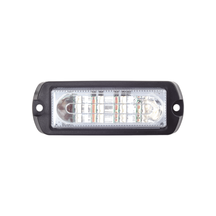 LUZ AUXILIAR ULTRA BRILLANTE DE 8 LED'S EN COLOR ROJO/CLARO CON MICA TRANSPARENTE-Luces Perimetrales-EPCOM INDUSTRIAL-X13RW-Bsai Seguridad & Controles