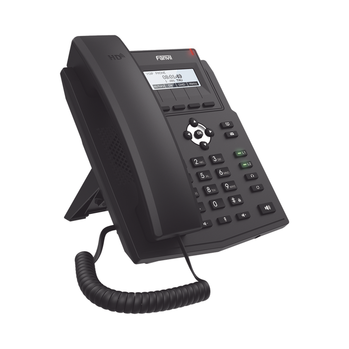 TELÉFONO IP EMPRESARIAL PARA 2 LINEAS SIP CON PANTALLA LCD 128 X 48 PX, OPUS, CONFERENCIA DE 3 VÍAS, POE-VoIP y Telefonía IP-FANVIL-X1SP-Bsai Seguridad & Controles