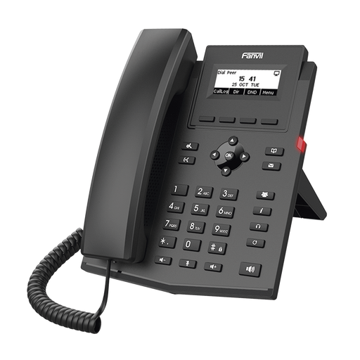 TELÉFONO IP WIFI EMPRESARIAL PARA 2 LÍNEAS SIP CON PANTALLA LCD, CÓDEC OPUS, CONFERENCIA DE 6 VÍAS.-VoIP - Telefonía IP - Videoconferencia-FANVIL-X301W-Bsai Seguridad & Controles