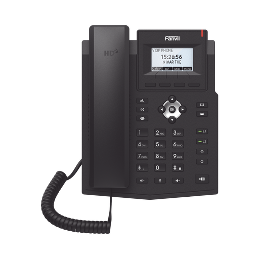 TELÉFONO IP GIGABIT EMPRESARIAL PARA 2 LÍNEAS SIP CON PANTALLA LCD, OPUS Y CONFERENCIA DE 6 PARTICIPANTES, POE.-VoIP y Telefonía IP-FANVIL-X3SGLITE-Bsai Seguridad & Controles