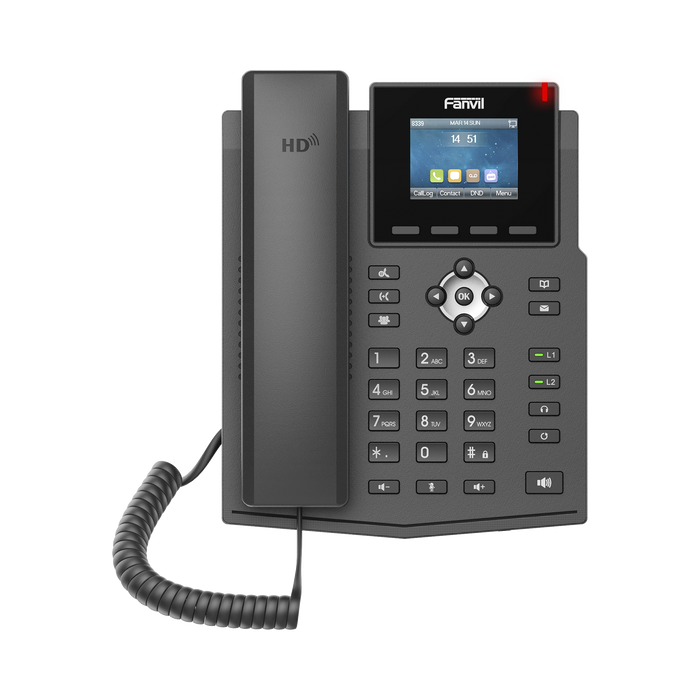 TELÉFONO IP EMPRESARIAL PARA 4 LÍNEAS SIP CON PANTALLA LCD DE 2.4 PULGADAS A COLOR, OPUS Y CONFERENCIA DE 6 PARTICIPANTES, POE.-VoIP y Telefonía IP-FANVIL-X3SPPRO-Bsai Seguridad & Controles
