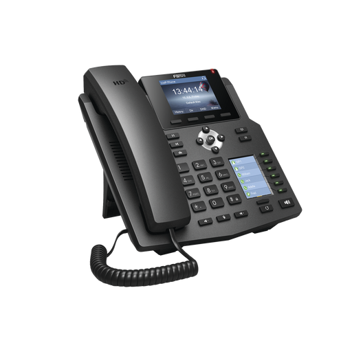 TELÉFONO IP EMPRESARIAL PARA 4 LÍNEAS SIP CON 2 PANTALLAS LCD, 6 TECLAS BLF/DSS, PUERTOS GIGABIT Y CONFERENCIA DE 3 VÍAS, POE-VoIP y Telefonía IP-FANVIL-X4G-Bsai Seguridad & Controles
