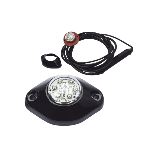 LAMPARA OCULTA DE LED COLOR ÁMBAR SERIE X9014-Estrobos/Giratorias-ECCO-X-9014-A-Bsai Seguridad & Controles
