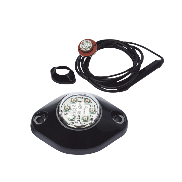 LAMPARA OCULTA DE LED COLOR CLARO SERIE X9014-Estrobos/Giratorias-ECCO-X-9014-W-Bsai Seguridad & Controles
