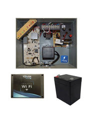 YONUSA PAQEY12000127P - PAQUETE DE ENERGIZADOR DE 12,000V PARA UN CERCO ELECTRICO DE HASTA 3500 MTS LINEALES/ INCLUYE MODULO WIFI PARA MANEJO Y RECEPCION DE ALERTAS DESDE CELULAR/ BATERIA DE RESPALDO DE REGALO-Energizadores-YONUSA-Bsai Seguridad & Controles