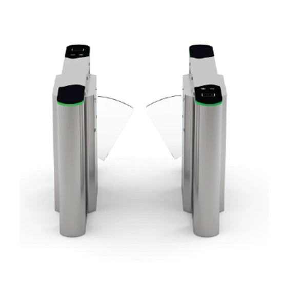 ZKTECO FBL6000PRO - BARRERA PEATONAL TIPO FLAP / ACERO INOXIDABLE / ALETAS DE ACRÍLICO / SENSORES DE PROXIMIDAD / SENSORES INFRARROJOS / 1 CARRIL / AUMENTA EL NÚMERO DE CARRILES CON FBL6200 PRO-Flap Barriers-ZKTECO-Bsai Seguridad & Controles