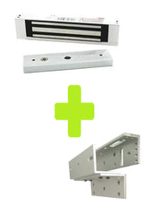 ZKTECO LM1805PACK - PAQUETE DE CERRADURA MAGNÉTICA DE 120 KG, VOLTAJE DE 12VDC INCLUYE SOPORTE ZL PARA SU INSTALACIÓN, COMPATIBLE PARA PUERTAS DE MADERA Y METAL/ #NUEVOZK-Magnética-ZKTECO-Bsai Seguridad & Controles