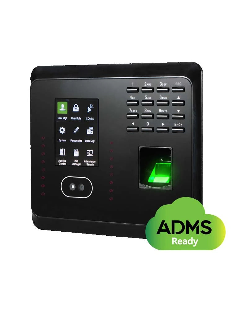 ZKTECO MB360ID - CONTROL DE ACCESO Y ASISTENCIA / 1500 ROSTROS / 2000 HUELLAS / 2000 TARJETAS / 100000 EVENTOS / TCPIP-Facial-ZKTECO-Bsai Seguridad & Controles