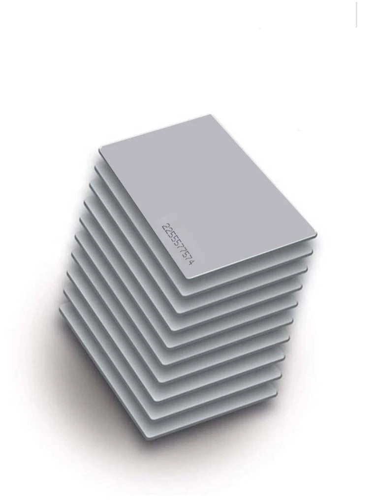 ZKTECO MCS50F - PAQUETE DE 50 TARJETAS MIFARE 13.56 MHZ/ PVC/ IMPRIMIBLES/ MODELO A1606002/ 1K / FOLIADAS-Tarjetas y Botones-ZKTECO-Bsai Seguridad & Controles