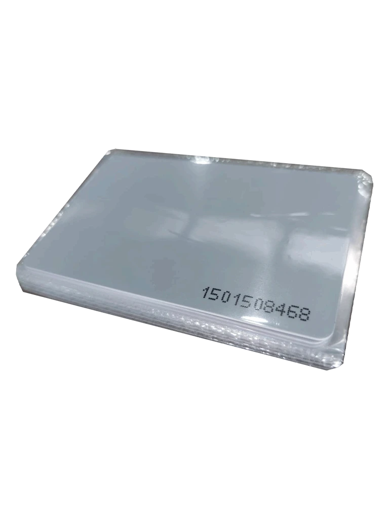 ZKTECO MCS50F - PAQUETE DE 50 TARJETAS MIFARE 13.56 MHZ/ PVC/ IMPRIMIBLES/ MODELO A1606002/ 1K / FOLIADAS-Tarjetas y Botones-ZKTECO-Bsai Seguridad & Controles