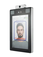 ZKTECO PROFACE X TD CH - TERMINAL DE CONTROL DE ACCESO Y ASISTENCIA DE RECONOCIMIENTO FACIAL Y PALMA / DETECCIÓN DE TEMPERATURA Y CUBREBOCAS / ANTIPANDEMICO / ANTI-SUPLANTACIÓN / INCLUYE SOPORTE PARA TORNIQUETE / LICENCIA BIO ACCESS MTD GRATIS-Acceso SIN CONTACTO-ZKTECO-Bsai Seguridad & Controles